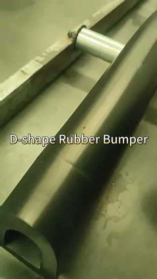 D Shape Marine Solid Rubber Fender Rubber Dock Fender